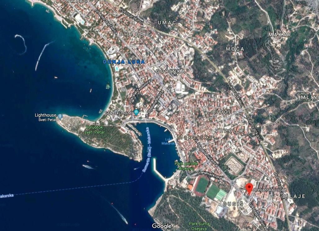 Apartment Sopta Makarska Eksteriør bilde